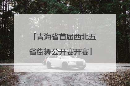 青海省首届西北五省街舞公开赛开赛